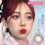Exoticon Softlens K-POP Series Ochre Brown | Ash Grey | Soflens Korea | Soflens Big Eyes