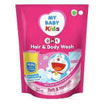 My Baby Kids Sampo & Sabun Mandi Soft & Nourish Doraemon Refill 200 ml