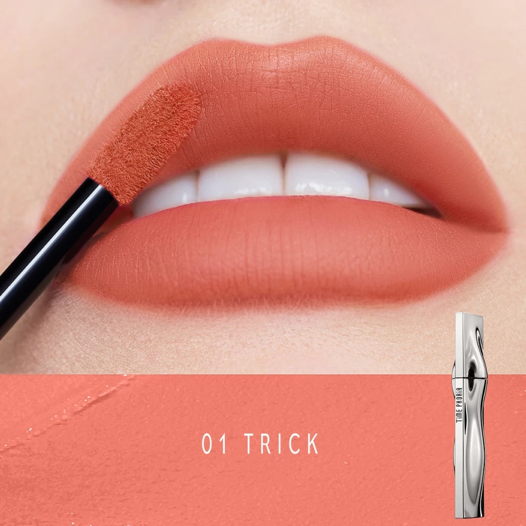 Lipstick TIME PHORIA Eternal Lip Matte 4ML ORIGINAL Liptint Waterproof Tahan Lama Lip Stain Lipgloss Lipstik LipTint Lip Cream Transferproof Kissproof