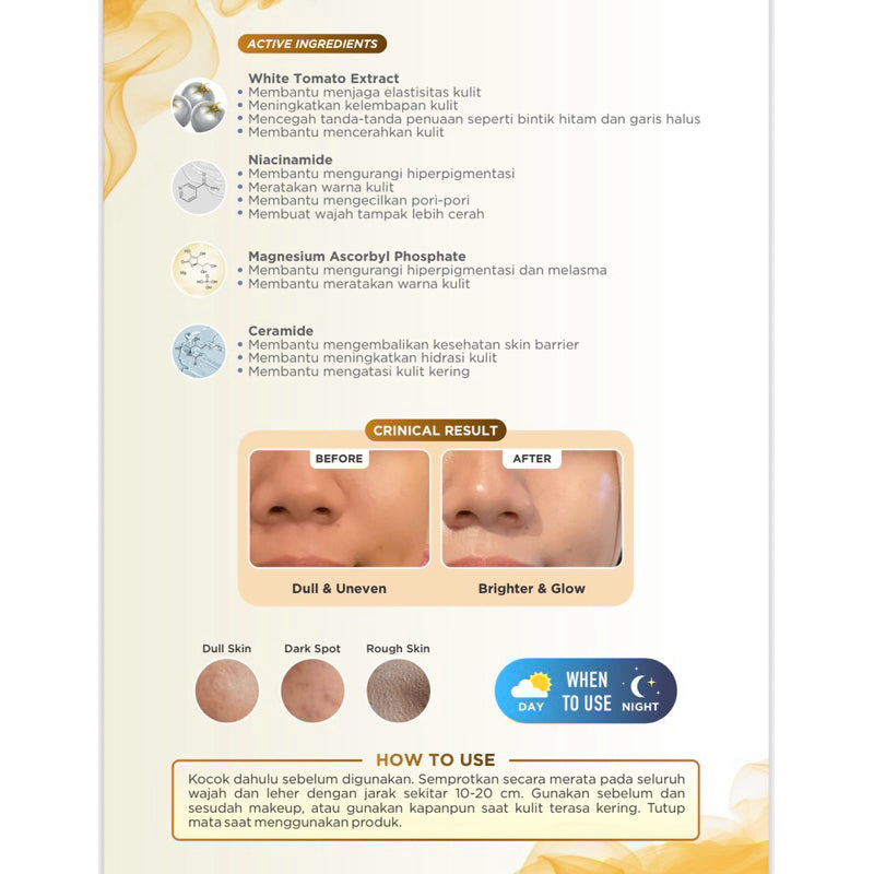 NEW! MS GLOW FACE MIST