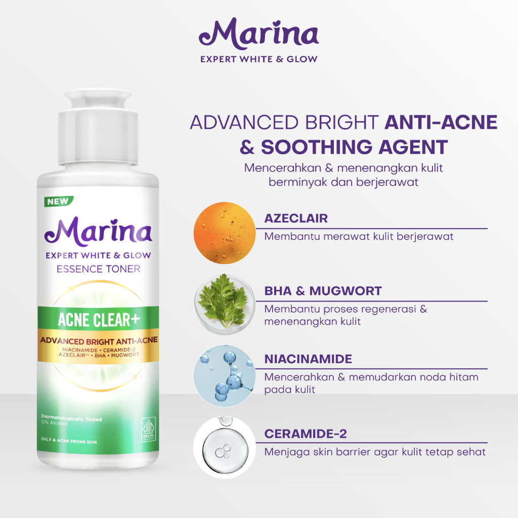 Marina Essence Toner Expert White and Glow 100ml [1pcs] - Exp Date 01.2027