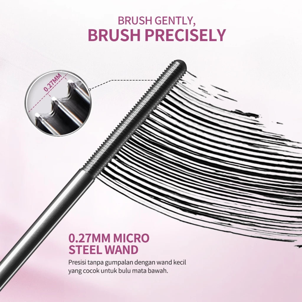 BNB BARENBLISS  Roll To Volume | Roll To High Mascara |Roll To Length | Roll To Clean | Black Eclipse Eyeliner