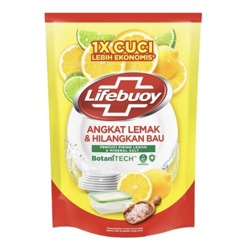Lifebuoy Botanitech Sabun Cuci Piring Refill 650 ml