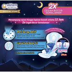 Charm Safe Night Pembalut Wanita Wing Malam 29 cm 30 pcs