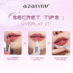 Azarine Glossy Tint Duo (Galactic Shine Lip Gloss + Tinted Lippie Cake)