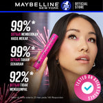 MAYBELLINE OFFICIAL Firework Waterproof Mascara 6ml - Bulu Mata Mekar Tahan 24 Jam Dramatis Maskara Eye Make up Black Tanpa Gumpal Panjang no clump volume lash lift bulu mata palsu