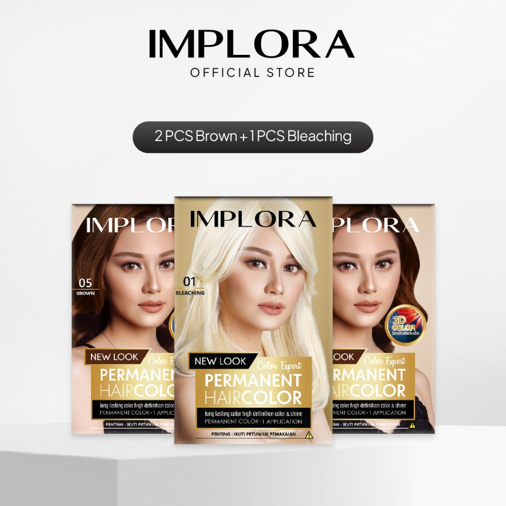 [3 PCS] Implora Permanent Hair Color
