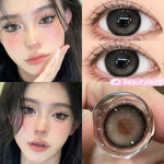 BEAUTYLENS Glossy softlens normal/minus  (-0.50s/d-8.00) soflent natural 14.5mm Lensa kontak 6bulan