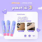 Beautyinu Kefir Collagen Soap Bar & Brightening Booster Gold Powder Paket Isi 3
