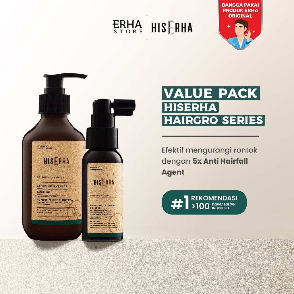 HIS ERHA Mantools Set - Rangkaian untuk Kulit BerjerawatHIS ERHA Paket Lengkap Facial Wash, Serum, Sunscreen Pelembap Brightening / Acne - Set untuk Mencerahkan Wajah Kusam, Lawan Jerawat / Minyak khusus Pria, Verified by Dermatologist, Niacinamide, Salic