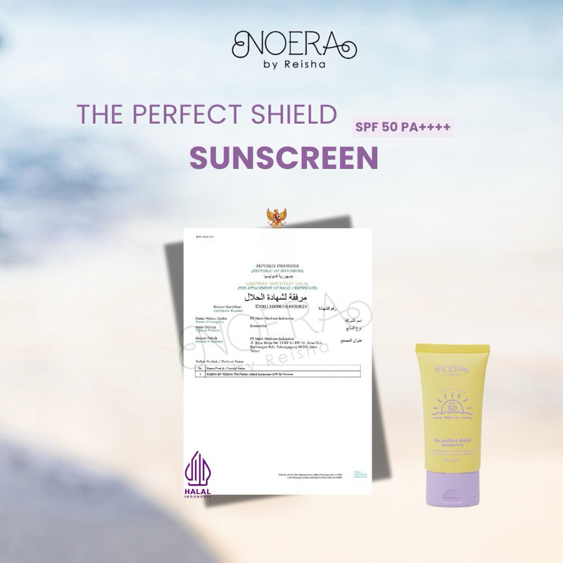 Noera The Perfect Shield Sunscreen Brightening SPF 50 PA++++ | Sunscreen Pelindung Matahari Bluelight Protection