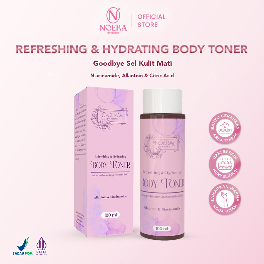Noera Refreshing & Hydrating Body Toner | Toner Penghilang Daki