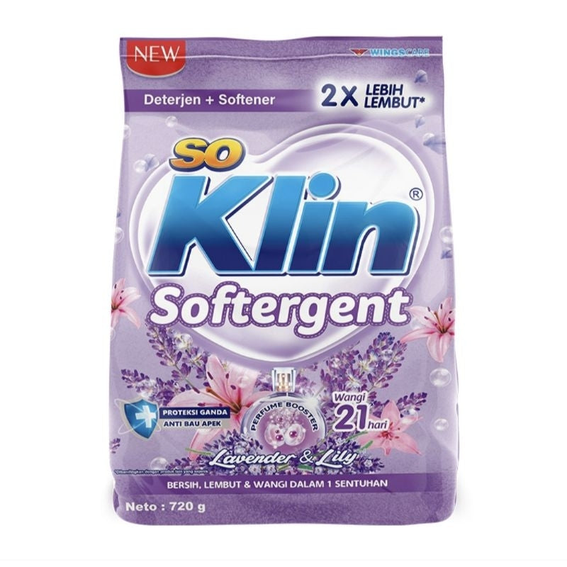 So Klin Softergent Deterjen Bubuk 720 g