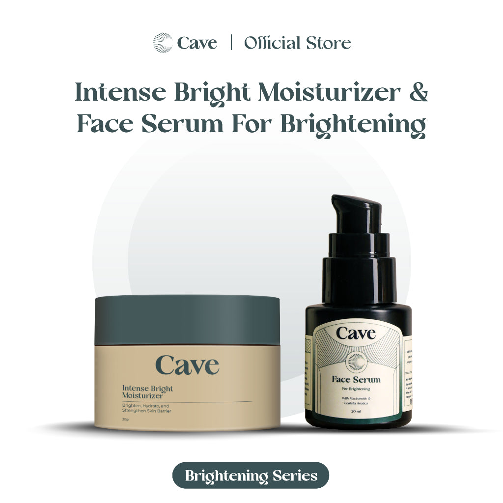 Cave Intense Bright Moisturizer + Face Serum For Brightening