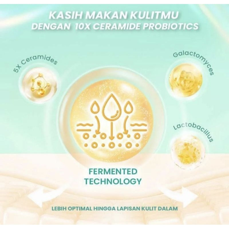 Hanasui Ceramide Probiotics Moisturizer Gel Pelembap Wajah 30 g