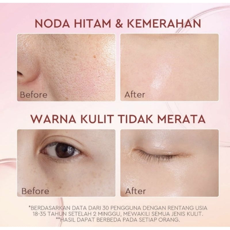Glad2Glow Moisturizer Pelembap & Pencerah Wajah Pomegranate 30 g