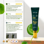BELI 1 GRATIS 1 - LEBIH MURAH - NPURE Cica Beat The Sun Glow + Matte SPF 50+ PA++++/ SUNSCREEN JERAWAT / SUNSCREEN HYPOALLERGENIC Acid Extract Beruntusan Hydrating - Exclusive Creator