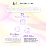 [Paket Serum + Pelembap] Safi Age Defy 3X Advanced Retinoid - Youthful Renewal Ampoule 20ml + Intense Renewal Moisturizer 40gr - Serum Wajah Glowing, Krim Wajah Anti Aging | Better Than Retinol