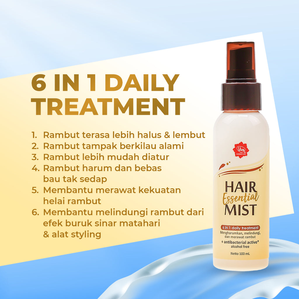Viva Hair Essential Mist - 100 ml (with Pro Vit B5, Silky & Moisturizing Complex)
