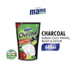 Mama Lemon Lime Sabun Cuci Piring Charcoal Refill 680 ml