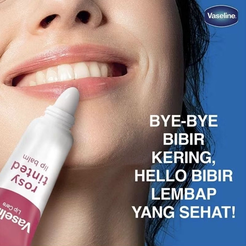Vaseline Lip Care Pelembap Bibir Rosy Tinted 10 g