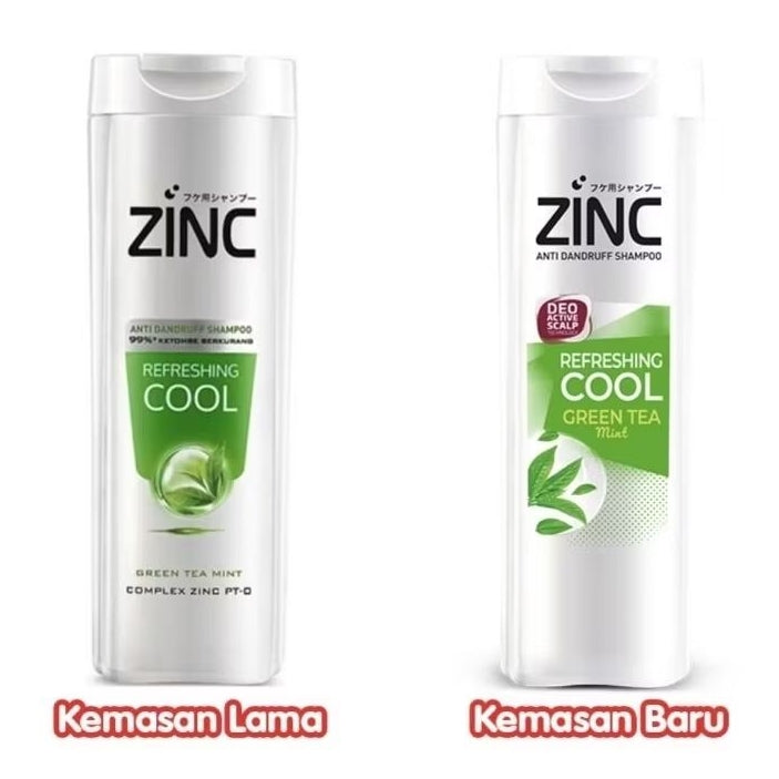 Zinc Sampo Anti Ketombe Perawatan Rambut Botol 170 ml
