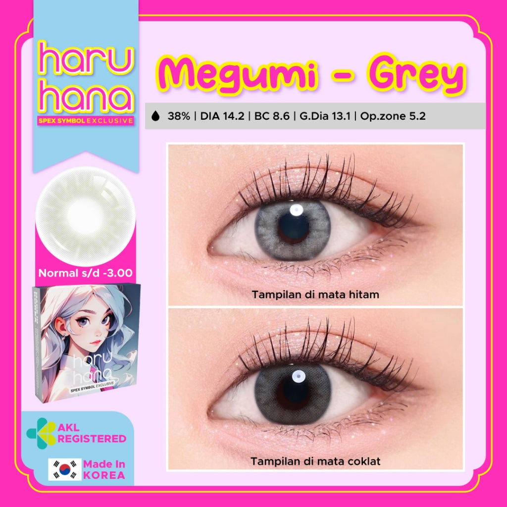 Softlens Spex Symbol HARUHANA Natural Series - Softlens Sailormoon - Softlens Megumi - Softlens Fuji