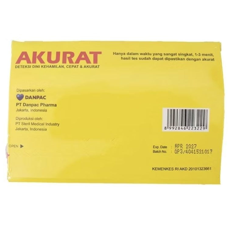Akurat Strip Uji Kehamilan
