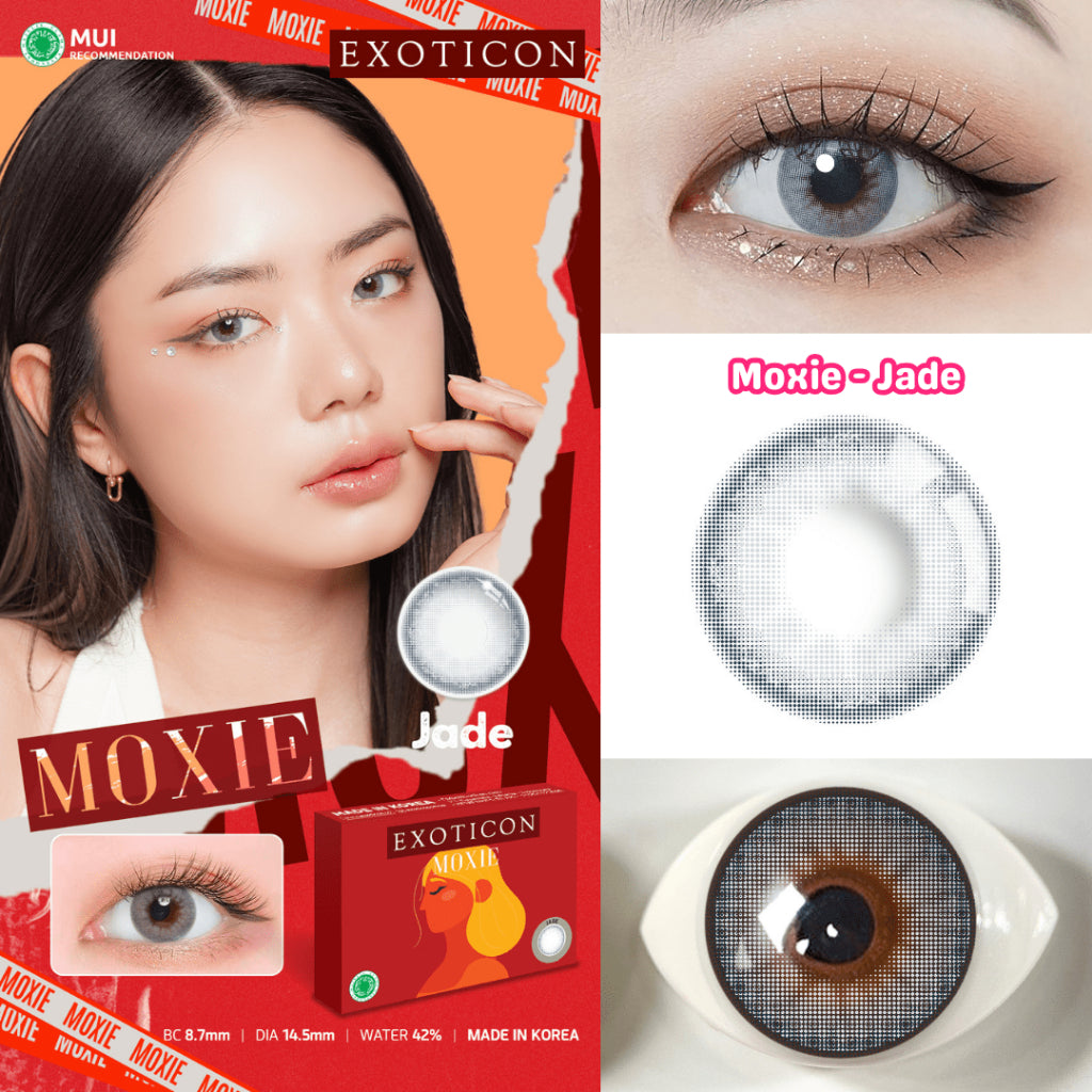 Exoticon Softlens - Moxie - Mahogany | Dove | Jade | Softlen Made in Korea | Soflen No Ring