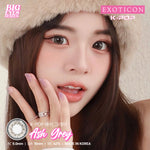 Exoticon Softlens K-POP Series Ochre Brown | Ash Grey | Soflens Korea | Soflens Big Eyes