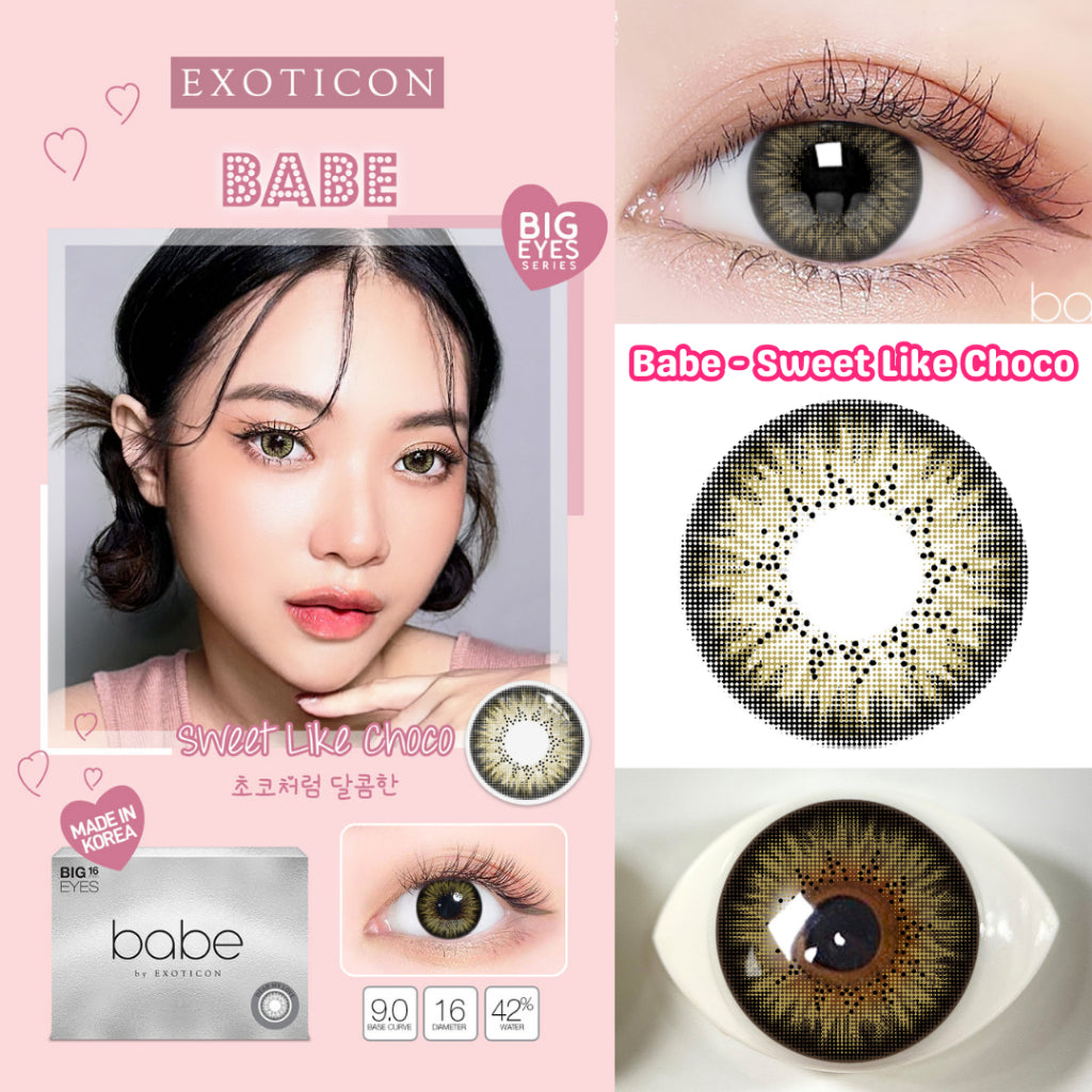 Exoticon Softlens Babe Series Dear My Love | Love Poison | Sweet Like Choco | Missing You