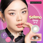 Exoticon Softlens Grey Series I Irina | Selena | New A+ Grey | Jamilla Tiara | Exo Color Luv Grey