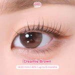 PINKRABBIT SOFTLENS CREAMIE BROWN - Normal, Minus 0.5 S/D 10.00 (1PCS/Sebelah) #softlensnyaman #softlensnyamanbikincantik