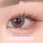 PINKRABBIT SOFTLENS SUPER COMFY GRACEFUL BROWN - Normal, Minus 0.5 S/D 10.00 (1PCS/Sebelah) / Softlens / Soft Lens / Lensa Kontak / Soflen / Softlens normal minus / Lensa mata / Softlense #softlensnyaman #softlensnyamanbikincantik