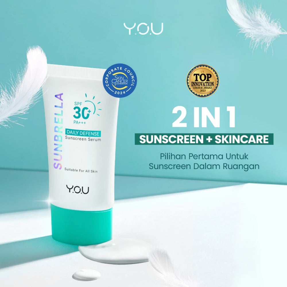 Era 2000- Y.O.U Sunbrella Sunscreen Series | Triple UV, 2% Niacinamide Brightening, Tone Up, Acnecare, Airy Outdoor