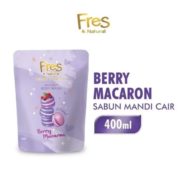 Fres & Natural Refresh Sabun Mandi Cair  Refill 400 ml