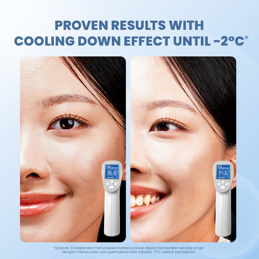 YOU Sunbrella 2% Niacinamide Brightening Sunscreen Cooling Sunscreen Sunscreen Sensasi Dingin Sunscreen SPF 50