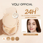 YOU 2in1 Base Makeup Bundle Cloud Touch 3% Niacinamide Brightening Skin Tint & Noutriwear+ Airy Fit Loose Powder