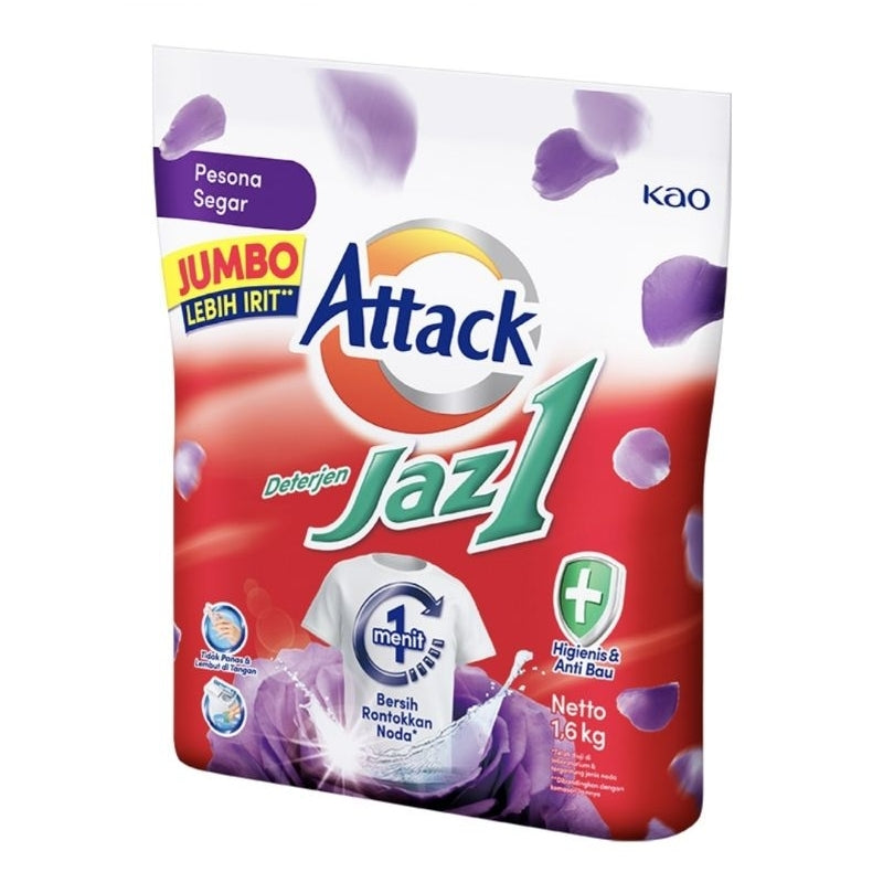 Attack Jaz1 Deterjen Bubuk 1.6 Kg Ramah Lingkungan