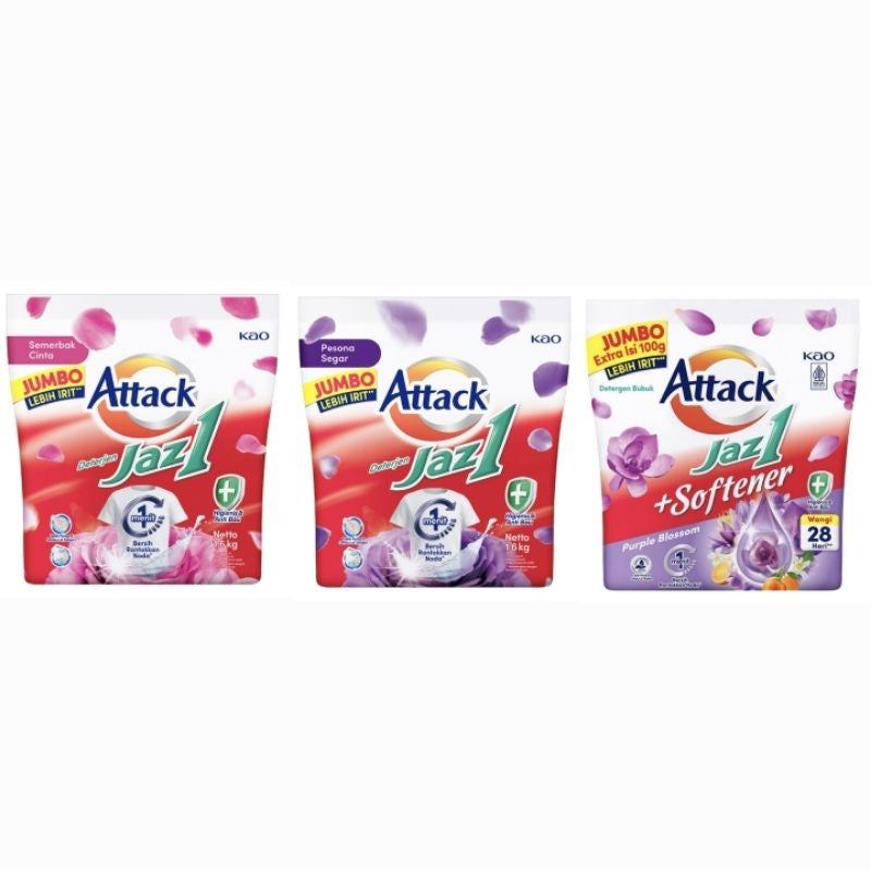 Attack Jaz1 Deterjen Bubuk 1.6 Kg Ramah Lingkungan