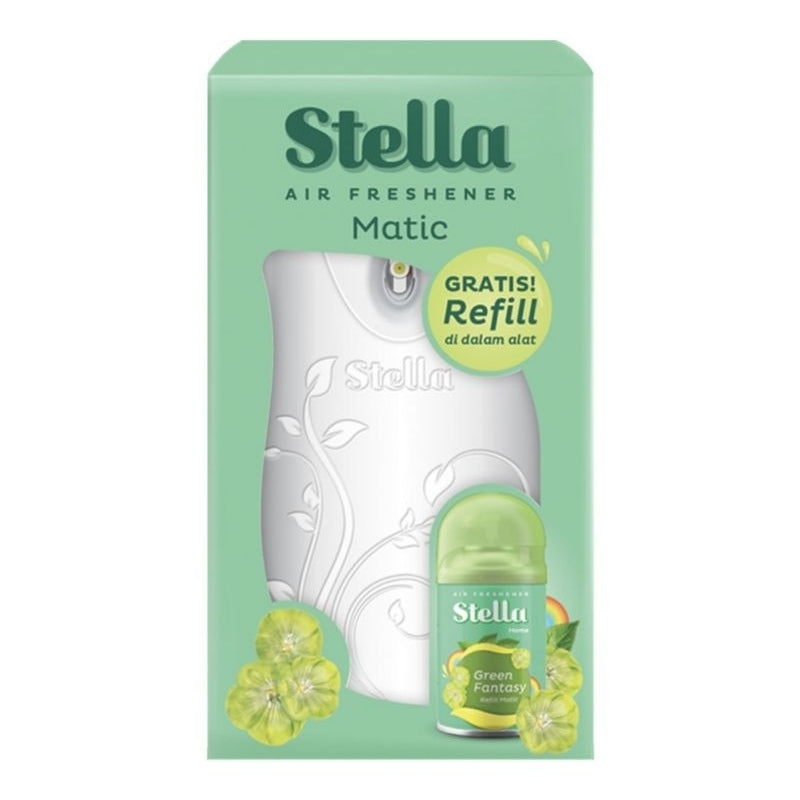 Stella Pengharum Ruangan Otomatis Alat + Refill 225 ml