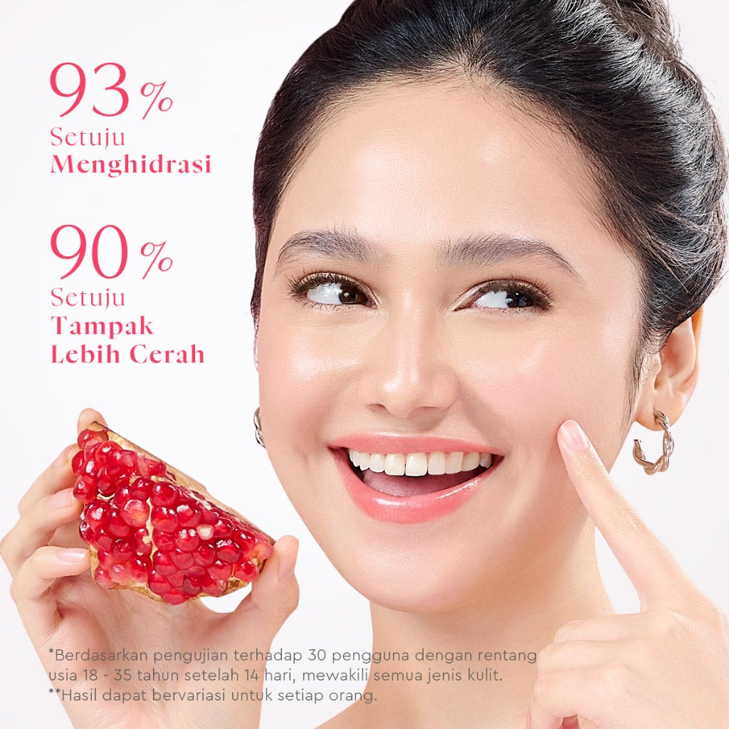 Glad2Glow Pomegranate Niacinamide Brightening Tonertoner badan face mist hydrating toner centellaToner eksfoliasi wajah glycocid acid glycolic acid combo brightening agent Mencerahkan dan meratakan warna kulit Memberikan efek glowing g2glow official store