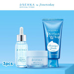 [Daily Set] SENKA Deep Moist Serum 30ml + Gel Cream 50gr + Perfect Whip U 120g