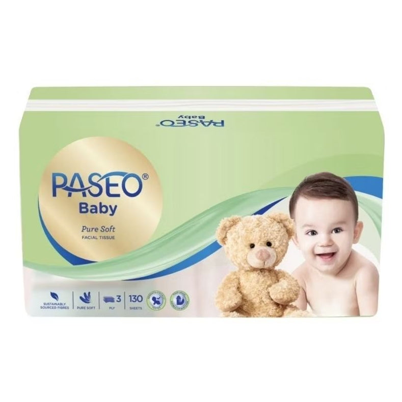 Paseo Baby Tisu Wajah Bayi Pure Soft 130 s