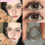 Ballet Pink BEAUTYLENS Softlens normal/minus(0.00s/d-8.00) berwarna Lensa korea 14.5mm contact lens
