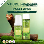 NPURE Paket Bundling Cica Acne Face Toner Centella / Acne Cica Face Wash / Kulit Berjerwat