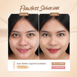 Implora Even Better Liquid Foundation | Natural Cover | Lightening Wajah | Concealer Dark Spot