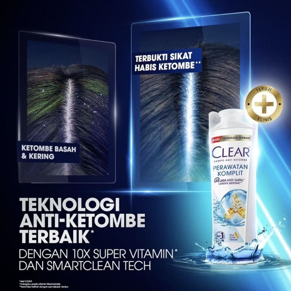 Clear Sampo Menthol Segar Botol 160ml