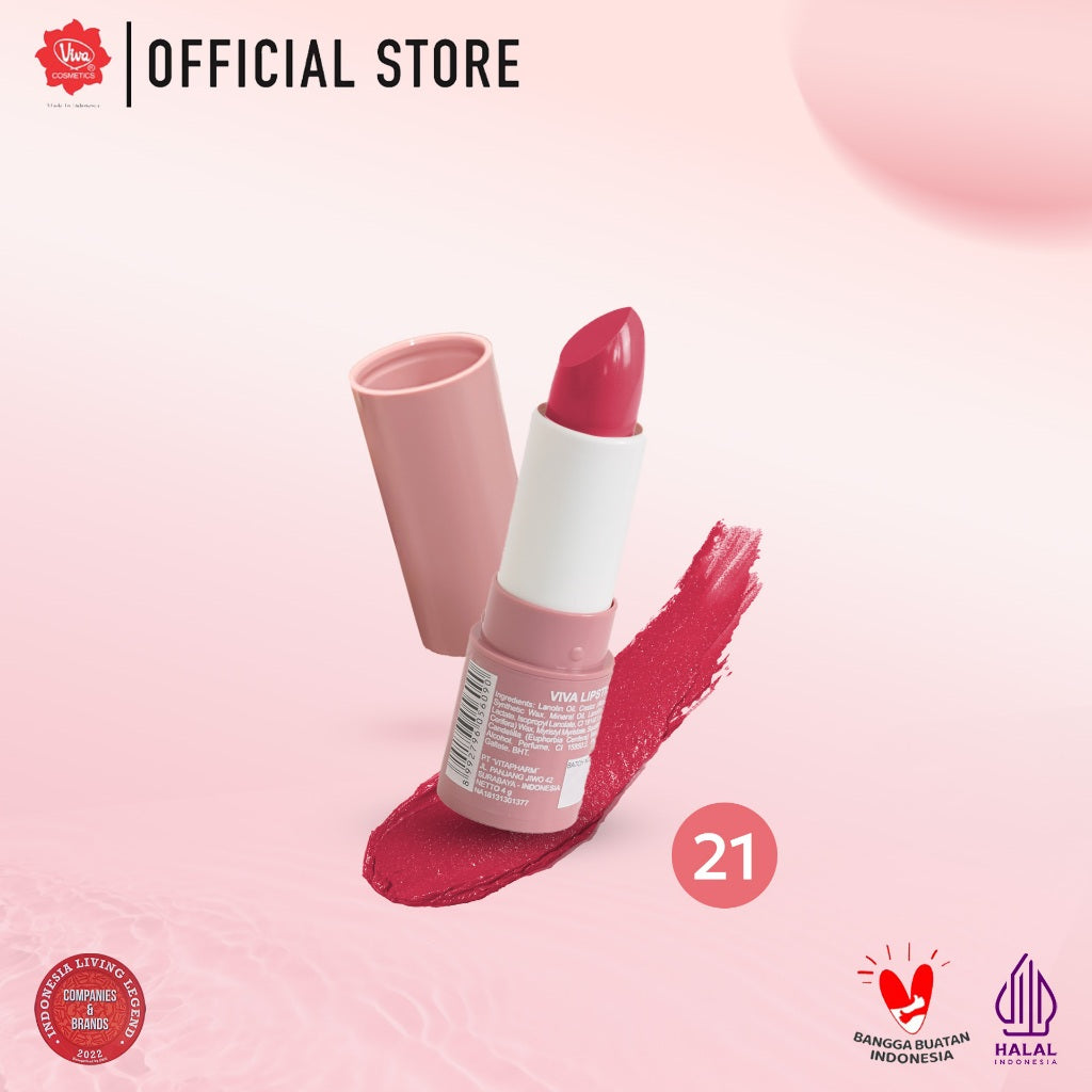 Viva Lipstick with Squalane & Mineral Oil (No. 21 - 40)