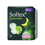 Softex Daun Sirih Pembalut Wanita Wing Malam 29 cm 24 pcs